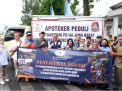 GPFI Provinsi Jawa Barat Berkolaborasi Bersama Badan POM Kota Bandung dan Ikatan Apoteker Indoneisa (IAI) Provinsi Jawa Barat Menyerahkan Donasi untuk Korban Bencana Alam Gempa Bumi di Kabupaten Cianjur