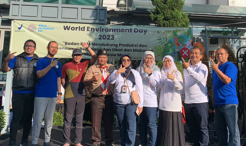 Balai Besar POM di Bandung Bersama GPFI Provinsi Jawa Barat Gelar Kampanye World Environment Day 2023, Dukung Produksi Serta Konsumsi Berkelanjutan Obat dan Makanan
