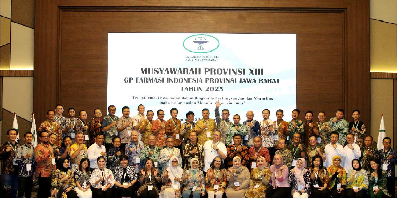 Musyawarah Provinsi XIII GP Farmasi Indonesia Provinsi Jawa Barat Tahun 2025 dan Pelantikan Pengurus Provinsi GPFI Provinsi Jawa Barat Masa Bakti 2025 - 2030
